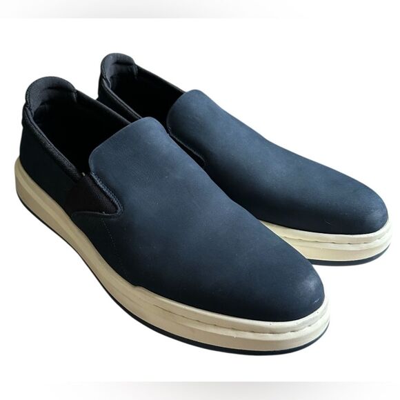 Stacy Adams Colson 25516 Plain Toe SlipOn Mens Casual Shoe Sneaker Navy. Size 15 - Picture 1 of 8